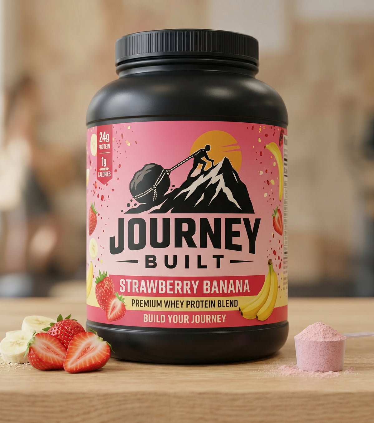 Journey Built Whey Protein Blend - Strawberry Banana